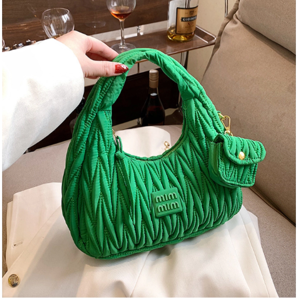 Luxury Brand Nylon Hobos Shoulder Bag for Women Handbag Clutch Purses 2023 New Brand Designer Evening Tote With Coin Purse