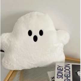 Halloween Party Decoration White Ghost Doll Pillow Sofa Cushion Cloud Shaped Pillows 2024 Halloween Decoration Household