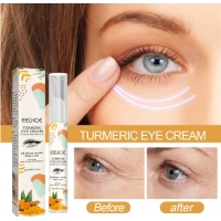 Eelhoe Turmeric Eye Cream Fade Eye Corner Fine Lines and Dark Circles Dark Circle Removal Anti-Wrinkle Brightening Skin Makeup